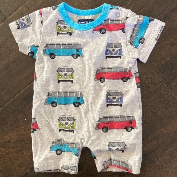 Baby Boy Summer Rompers - Picture 4 of 5